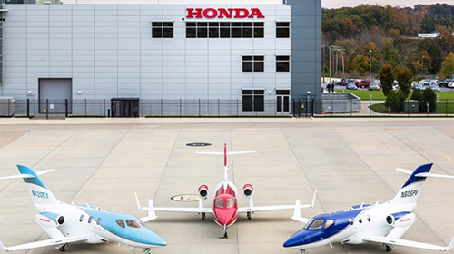 HondaJet 连续2年位居小型商务喷气机交付量全球首位