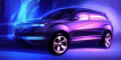 新款ACURA MDX概念车参展纽约车展美国ACURA创立20周年
