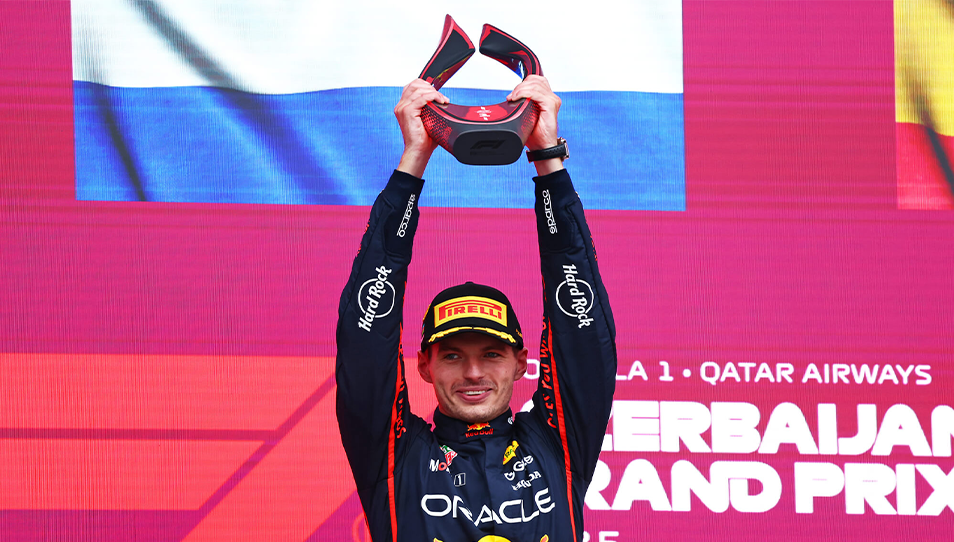 F1 阿塞拜疆大奖赛：维斯塔潘杆位致胜，一路领先再创佳绩！