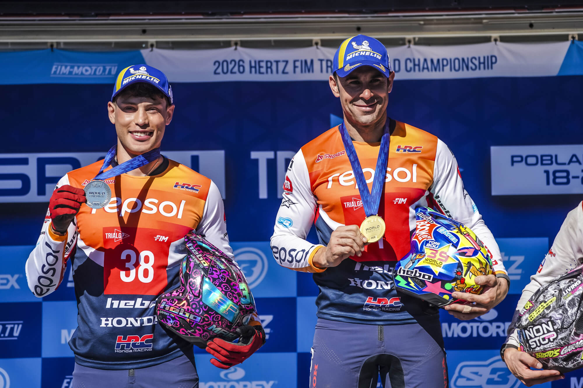 TrialGP 收官站：Honda HRC 车队托尼・布与马尔切利包揽年度冠亚军